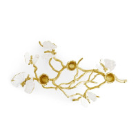 Подсвечник Michael Aram "Butterfly Ginkgo Gold", 13 см