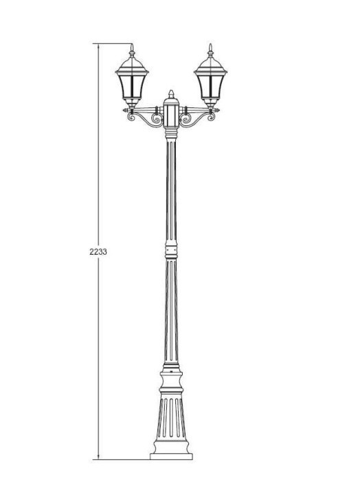 Наземный фонарь  91309SA Bl Oasis Light