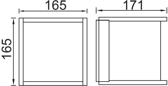 Настенный светильник уличный GEOMETRY 1846 Gr Oasis Light
