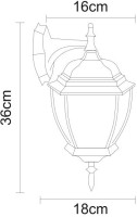 Настенный фонарь уличный Pegasus A3152AL-1BN Arte Lamp Настенный фонарь уличный Pegasus A3152AL-1BN Arte Lamp