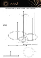 Подвесной светильник Terenia APL.024.03.136 Aployt Подвесной светильник Terenia APL.024.03.136 Aployt