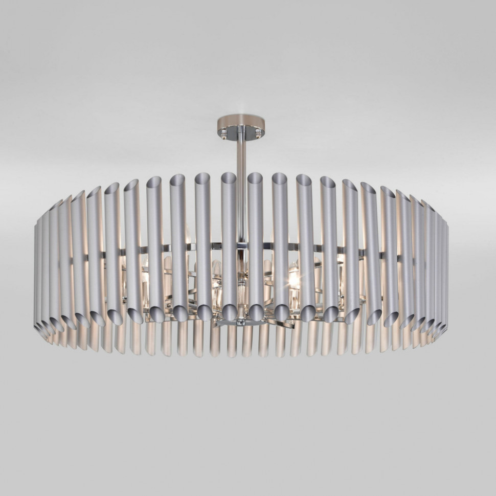 Потолочная люстра Castellie 362/8 серебро Bogate's