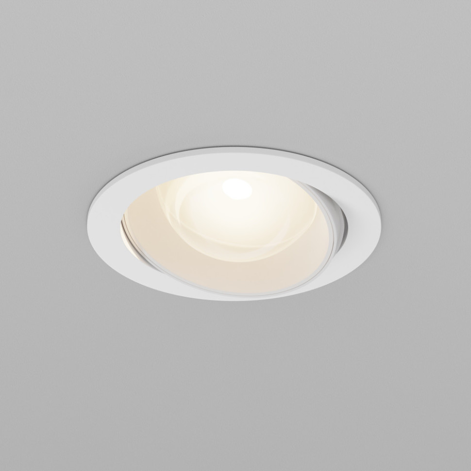 Точечный светильник Lens DL105-12W3K-W Maytoni