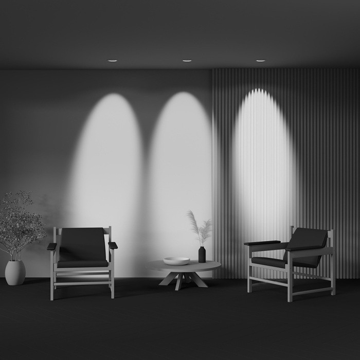 Точечный светильник Lens DL105-12W3K-W Maytoni