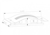 Настенный светильник Lucia Tucci Pelle Nerre W2019.2 Настенный светильник Lucia Tucci Pelle Nerre W2019.2