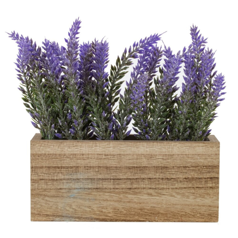 Цветочная композиция "Лаванда", L17 W6 H17,5 см