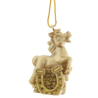 Фигурка декоративная подвесная "Лошадка", L3 W1,5 H4 см, 3в.