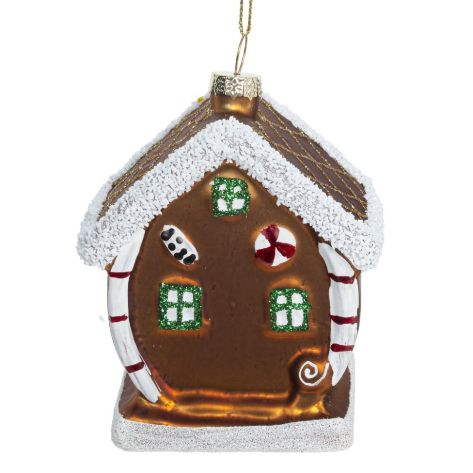 Украшение новогоднее "Домик" , L8 W6 H10,5 см