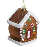 Украшение новогоднее "Домик" , L8 W6 H10,5 см