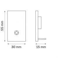 Заглушка Lightstar Barra 505167