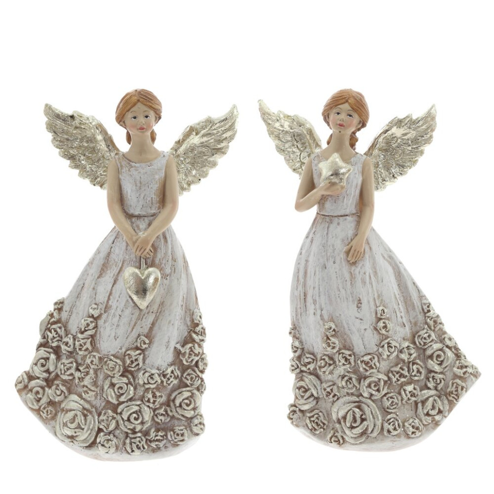 Фигурка декоративная "Ангел", L7,5 W5 H13,5 см, 2в.