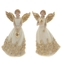Фигурка декоративная "Ангел", L7,5 W5 H13,5 см, 2в.