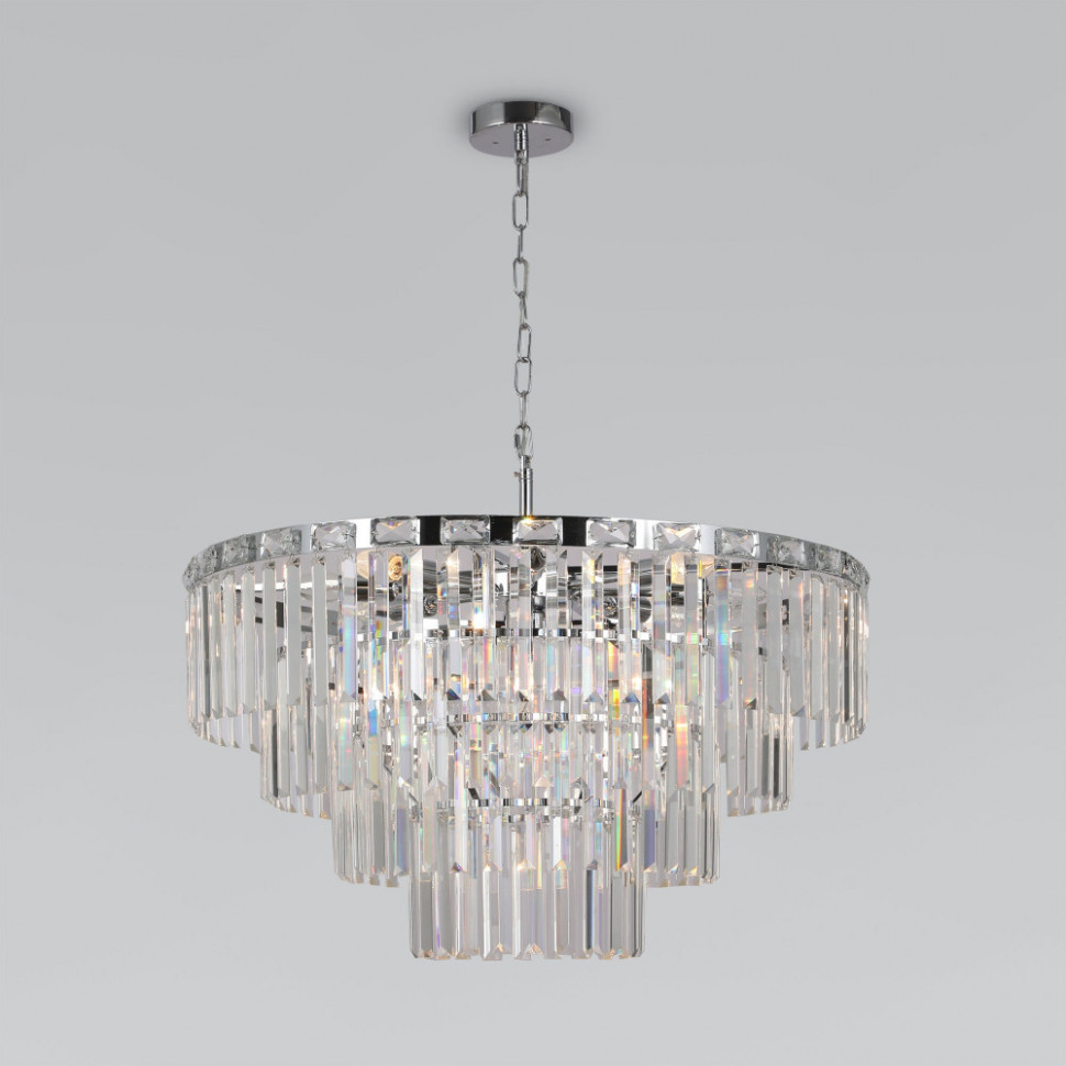 Подвесная люстра Elegante 10130/10 хром Eurosvet