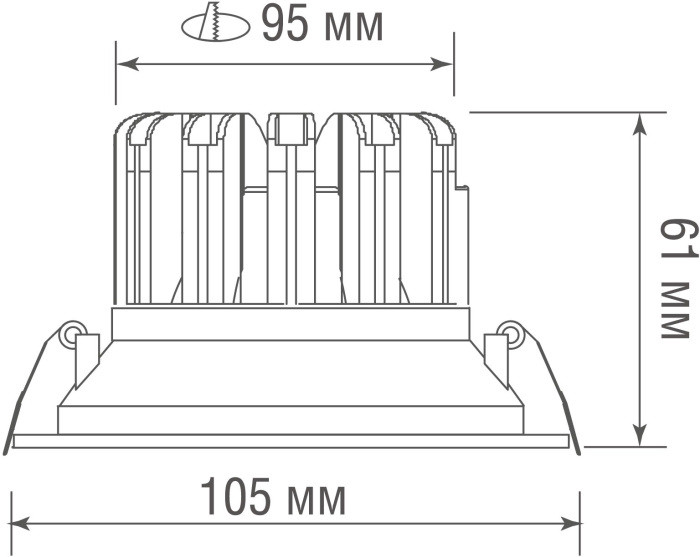 Точечный светильник Marta DL18616R9W1W Donolux