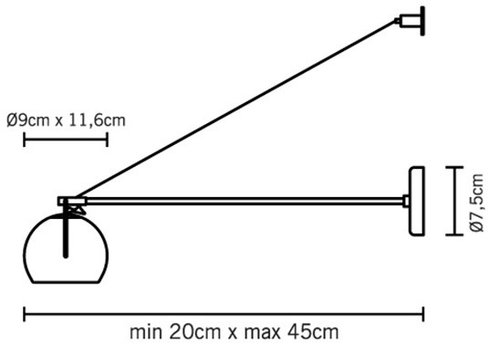 Настенный светильник Beluga D57D0515 Fabbian