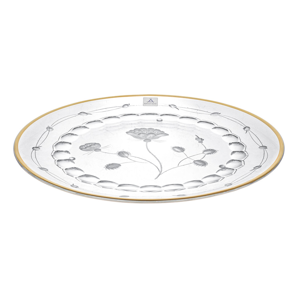 Блюдо круглое 33см."Mona Gold"