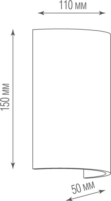 Настенный светильник уличный Bogen DL20123R6W1W IP54 Donolux