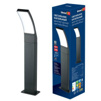 Наземный светильник  ULU-T70A-12W/4000K IP65 BLACK Uniel