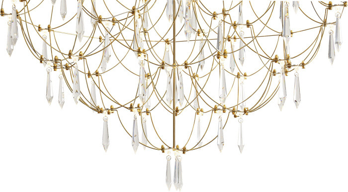 Подвесная люстра Amela FR6138PL-L44BS Freya