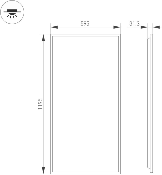 Светодиодная панель TITAN 052818 Arlight
