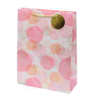 Пакет подарочный L (бумага 210г/м2, блок 12шт), L30 W12 H40 см, 4в.