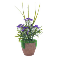 Цветочная композиция, L11 W11 H27 см, 4в.