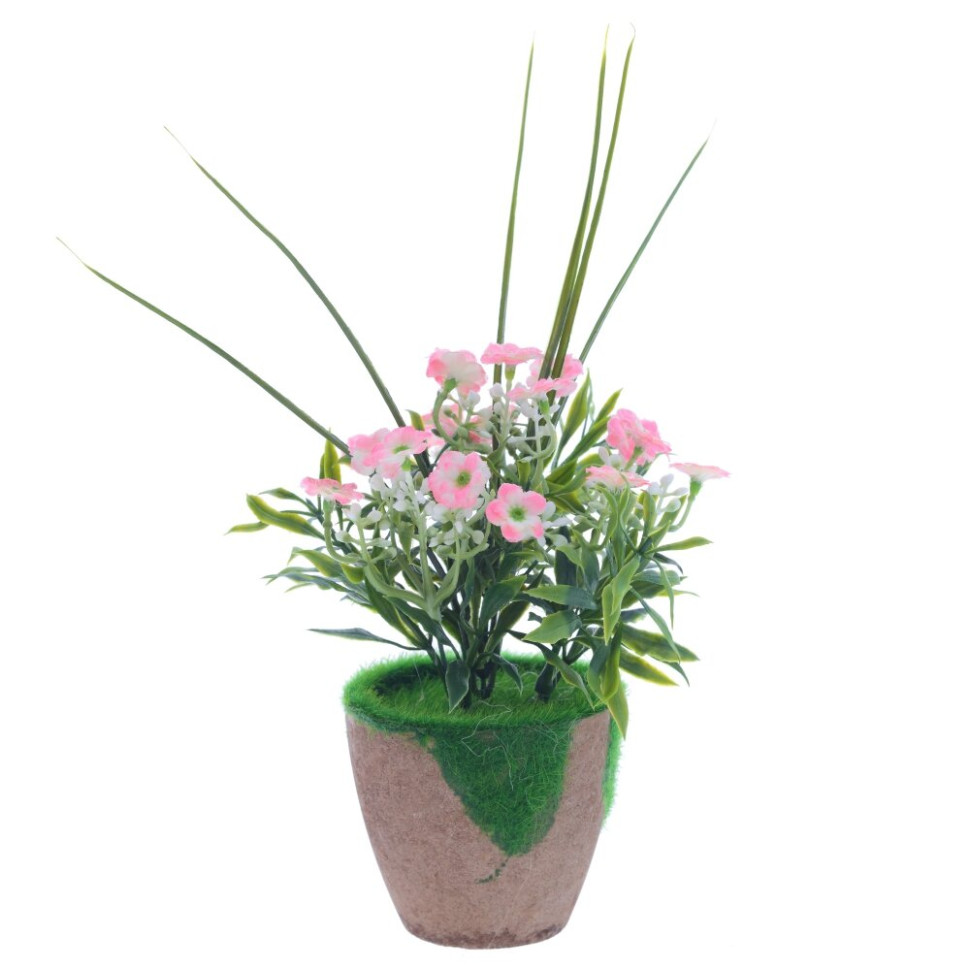 Цветочная композиция, L11 W11 H27 см, 4в.