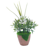 Цветочная композиция, L11 W11 H27 см, 4в.