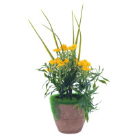 Цветочная композиция, L11 W11 H27 см, 4в.