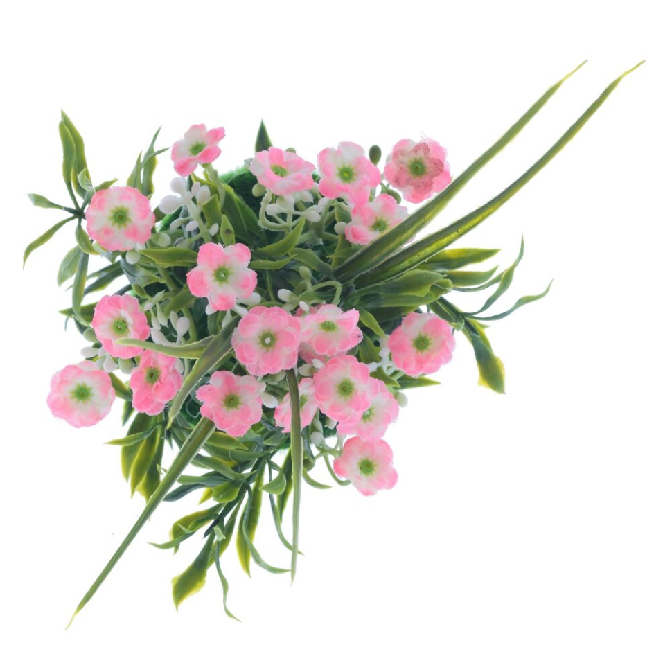 Цветочная композиция, L11 W11 H27 см, 4в.