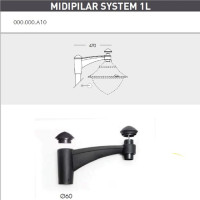 Наземный фонарь Globe 400 Modern G41.372.A10.AYE27 Fumagalli