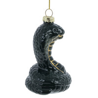 Украшение новогоднее "Змея", L7 W6 H12 см, 4в.