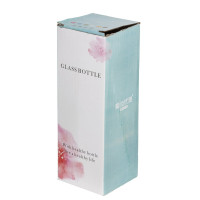 Бутылка с трубочкой, 410 мл, L7 W7 H14,5 см, 4в.