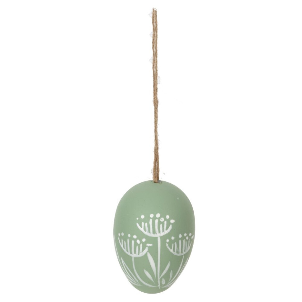 Набор из 6-ти изделий декоративных подвесных "Яйцо" (3,5*5,5), L15 W13 H5 см