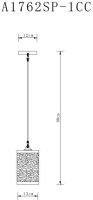 Подвесной светильник Bronn A1762SP-1CC Arte Lamp