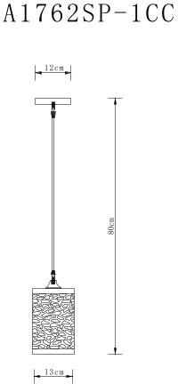 Подвесной светильник Bronn A1762SP-1CC Arte Lamp