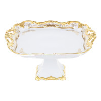 Блюдо квадратное н/н 30см."Симфония золотая"