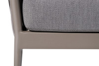 Диван двухместный уличный "Муза" серый Диван двухместный уличный "Муза" серый