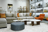 Пуф круглый Murano жаккард синий Пуф круглый Murano жаккард синий