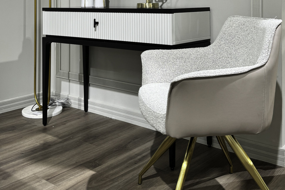 Стул обеденный вращающийся букле/экокожа