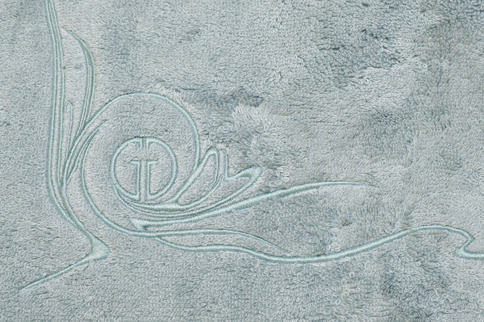 Полотенце "Лирика" 70*140 бирюзовое