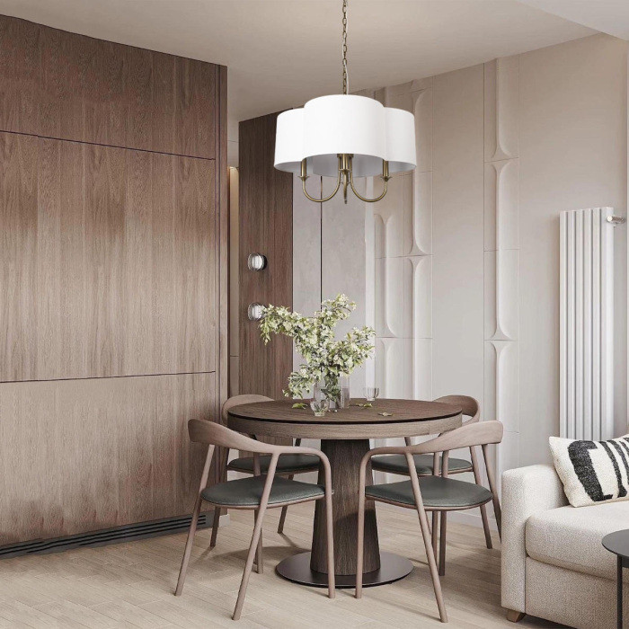 Подвесная люстра Silence 10303P Black Loft It