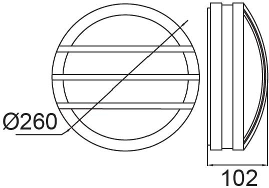 Потолочный светильник уличный SIDNEY 3361 Gr Oasis Light