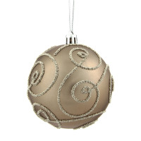 Набор из 12шт Украшение новогоднее Шар "Волшебный завиток", D8 см, L35 W28 H21 см