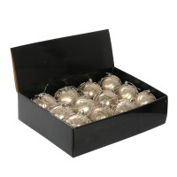 Набор из 12шт Украшение новогоднее Шар "Волшебный завиток", D8 см, L35 W28 H21 см