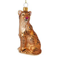 Украшение новогоднее "Гепард", L6 W4,5 H11 см