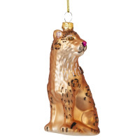 Украшение новогоднее "Гепард", L6 W4,5 H11 см