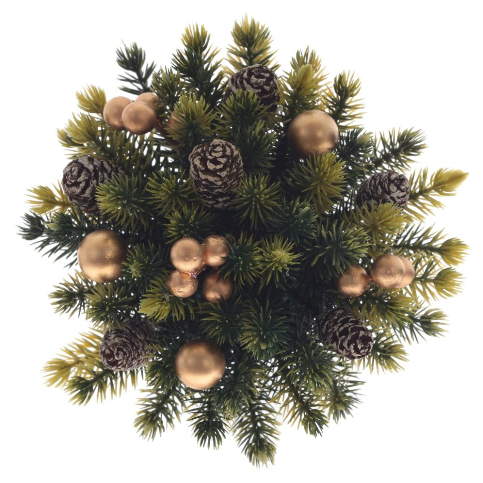 Изделие декоративное "Елка", L13,5 W13,5 H13,5 см, 2в.