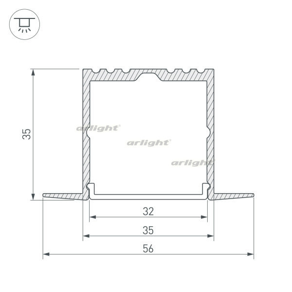 Профиль ARH-POWER 016139 Arlight