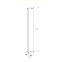 Уличный светодиодный светильник Elektrostandard 1538 Techno Led черный a053316